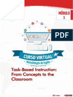 Task Based Instruction From Concepts to the Classroom