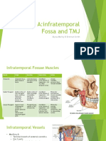 Table A - TMJ and Infratemporal Fossa