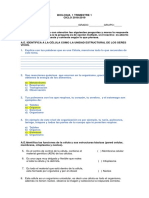 Examen Trimestral Biologia