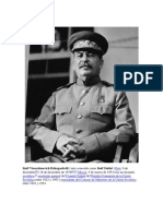 Biografía de Stalin