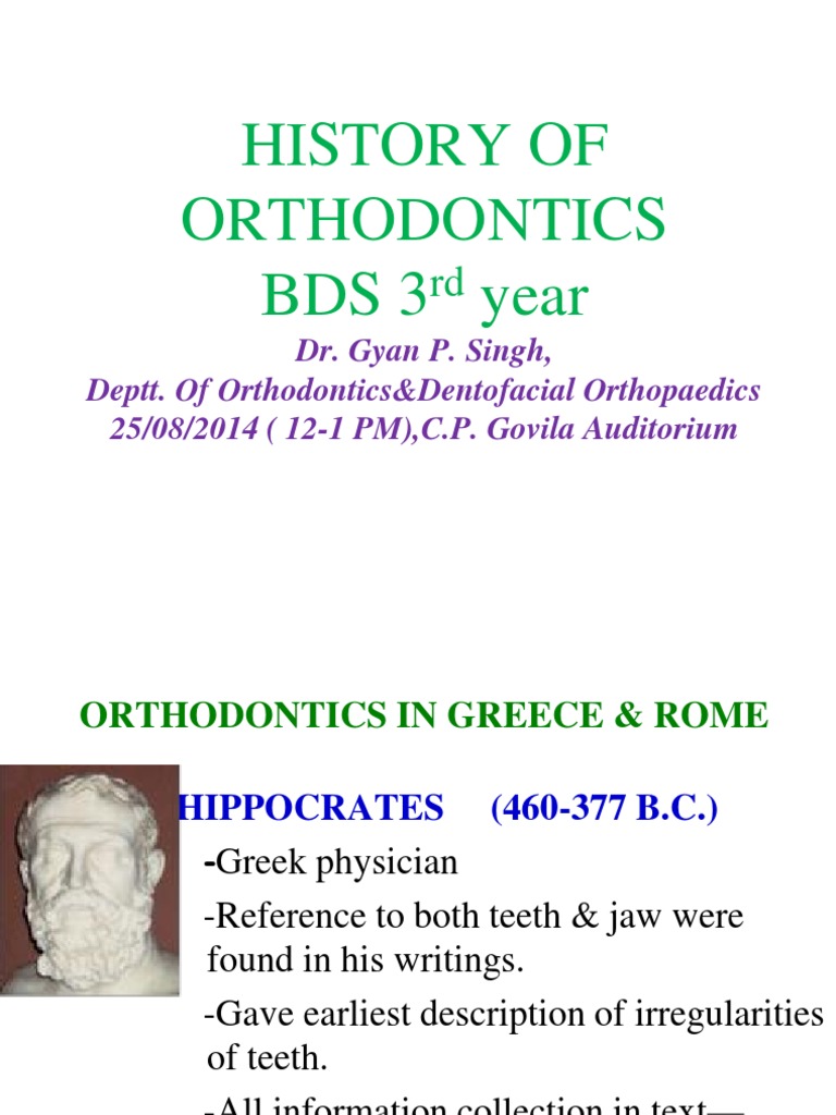 Chapter II 13 Orthodontics Dentistry