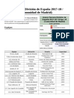 Anexo Tercera División de España 2017-18 Grupo VII (Comunidad de Madrid)