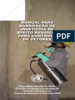 Manual para Borrifa - o de Inseticida de Efeito Residual para Controle de Vetores PDF