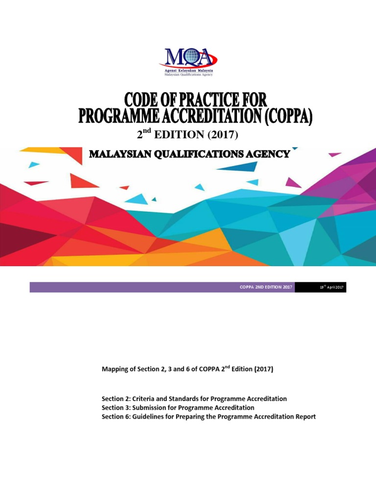 COPPA 2017 Accreditation Guide | PDF | Educational Assessment | Curriculum