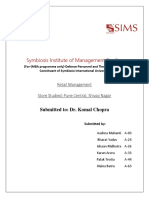 Symbiosis Institute of Management Studies: Submitted To: Dr. Komal Chopra