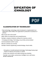 Classification of Technology