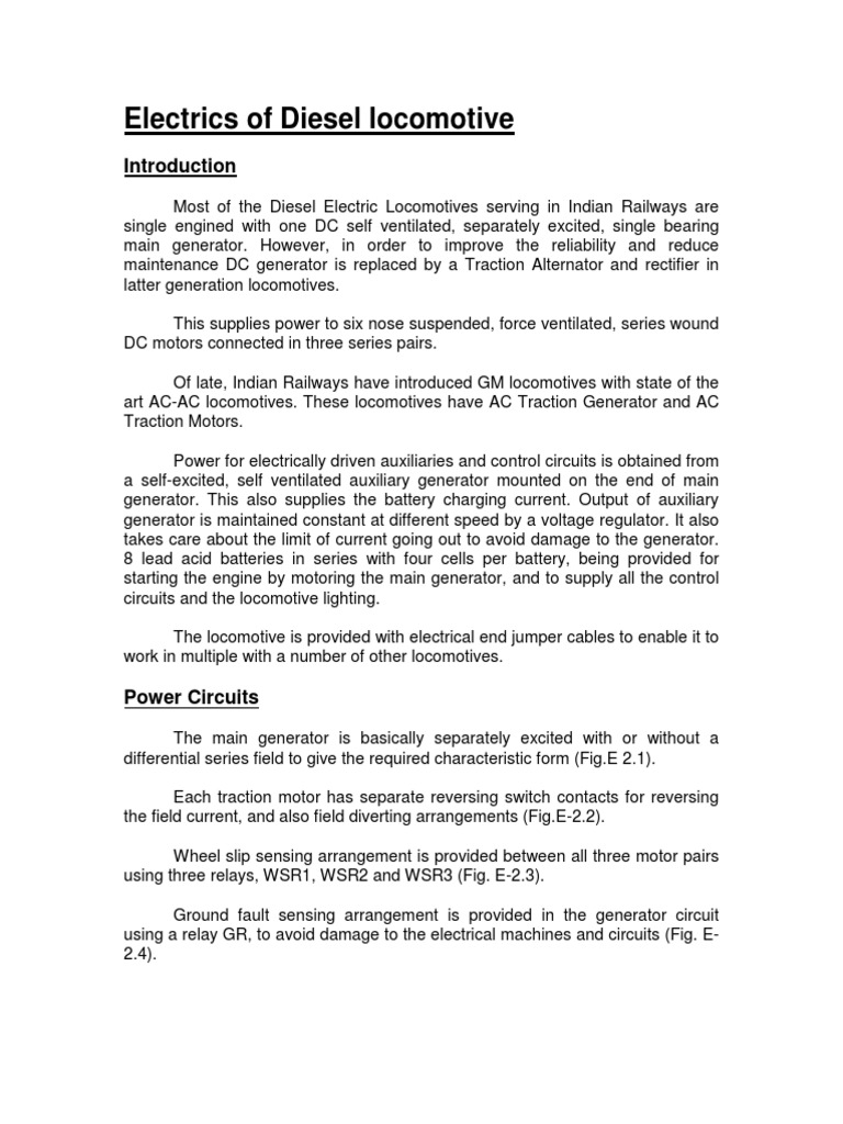 Electrics of PDF Electric Motor Relay