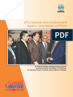 EFU General Wins Achievement Award / Gold Medal of FPCCI
