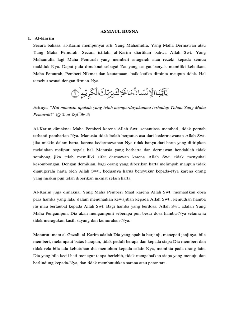 Asmaul Husna