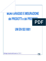 Misurazioni e Monitoraggio Prodotti e Processi 7-11-09 [Modalità Compatibilità]