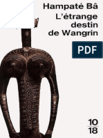 L'Etrange Destin de Wangrin - Amadou Hampâte Ba