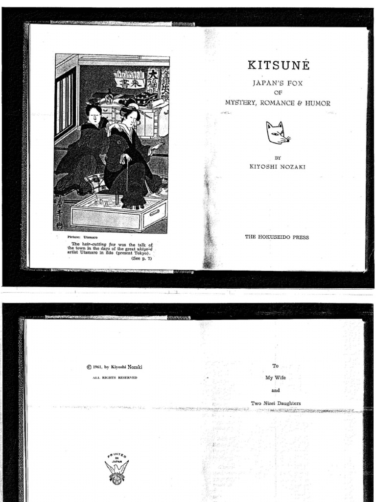 Kitsune Japan's Fox of Mystery, Romance, and Humor by