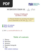 Integration by Substitution 2