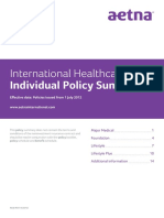 International Healthcare Plan: Individual Policy Summary