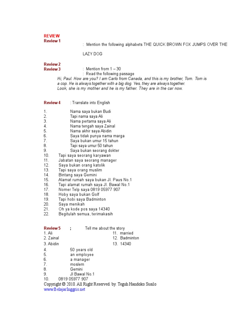 Review Update | PDF