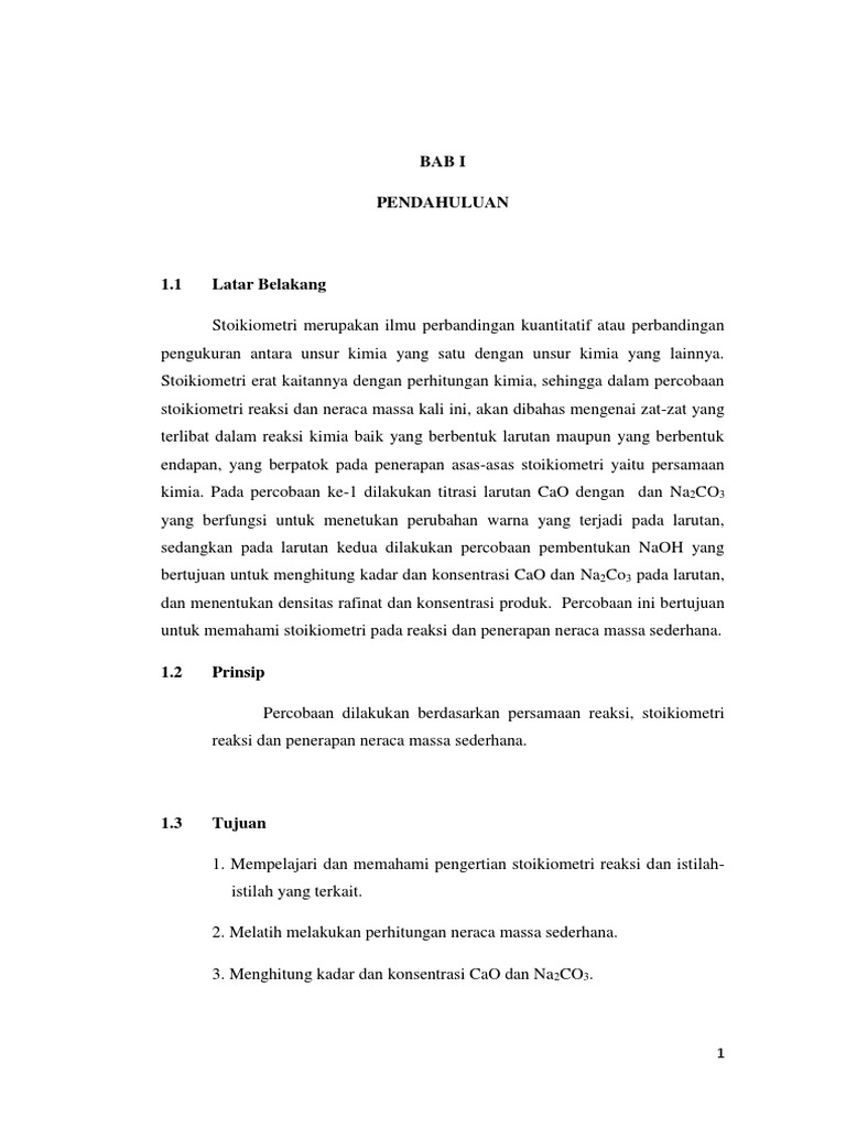 Koefisien Stoikiometri Reaksi Kimia | PDF | Metode & Bahan Ajar | Sains ...