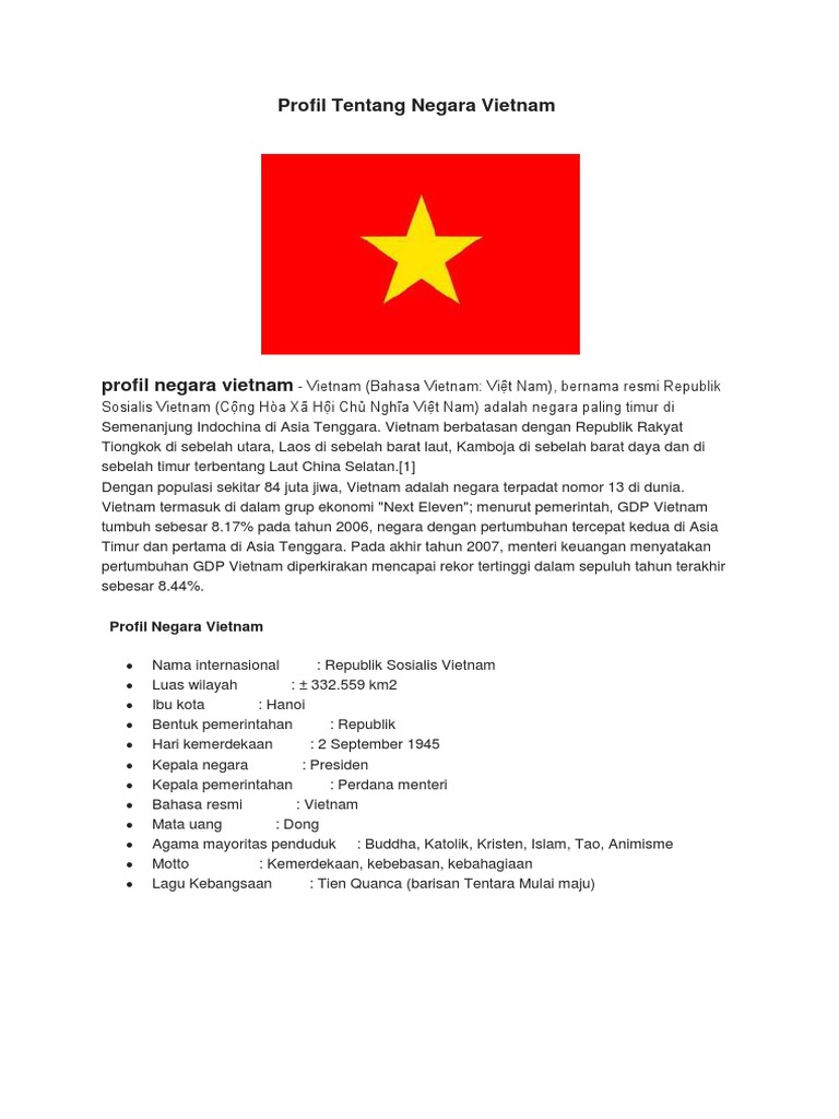 Nama Ibu Negara Vietnam