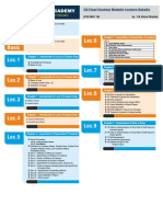 Lec. Intro Lec. Basic Lec.1 Lec.6: CA Final Custom Module Lecture Details