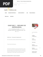OAB Fase 1 – Resumo de Empresarial _ Ajuda Jurídica