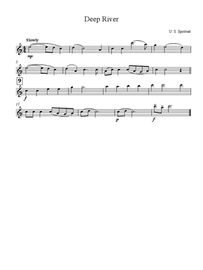 Deep River | PDF