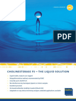 Cholinesterase Fs - The Liquid Solution::: Clinical Chemistry