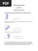 Folding Regular Polygons