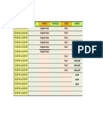 Un Horario Simple y Practico para Cursos o Clases1