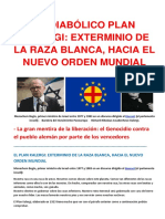 Plan Kalergi - Exterminio de La Raza Blanca - Hacia El Nuevo Orden Mundial