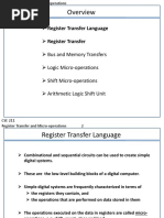 Register Transfer and Micro Operations