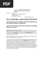 Download Ball-Kaplowitz Poll Release by Celeste Katz SN38708000 doc pdf