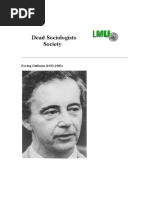 Download Erving Goffman - A Symbolic Interactionist - Helle by Geraldo Martins SN38708093 doc pdf