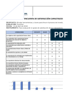 Consolidado de Encuestas de Capacitacion