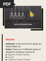 Volume Density Notes Weebly