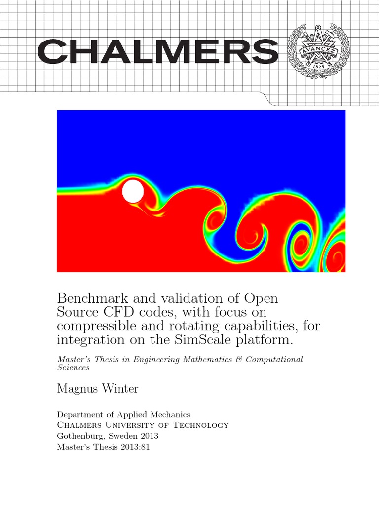 Benchmark and Validation of Open Source CFD Codes, With Focus On ...