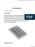 Using The Breadboard