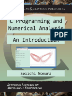 C Programming and Numerical Analysis