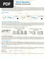 Anatek Wind Machine Manual