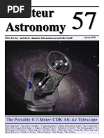 Portable CDK Alt-Az Telescope