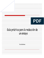 Guía Práctica para La Redacción de Un Ensayo