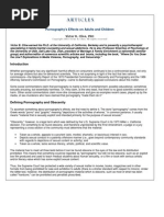 Download Victor Clines Study About Pornography in Adults and Children by edwinfps SN38709763 doc pdf