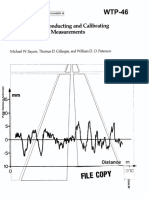 WTP-46 Guidelines For Conducting Calibrating Road Roughness Measurements