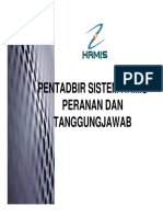 Dialog Hrmis Penang - Peranan Pentadbir Sistem Hrmis