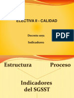 Decreto 1072 Indicadores Del SGSST