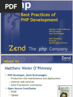 Download php development best practices by anon-972793 SN387099 doc pdf
