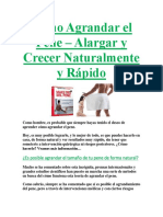 Cómo Agrandar El Pene - Alargar y Crecer Naturalmente y Rápido