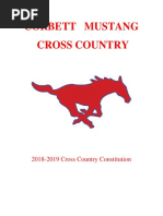 2018-2019 Corbett Athletic Constitution - Cross Country