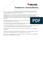 SCORE Deluxe Startup Business Plan Template 1 (3)