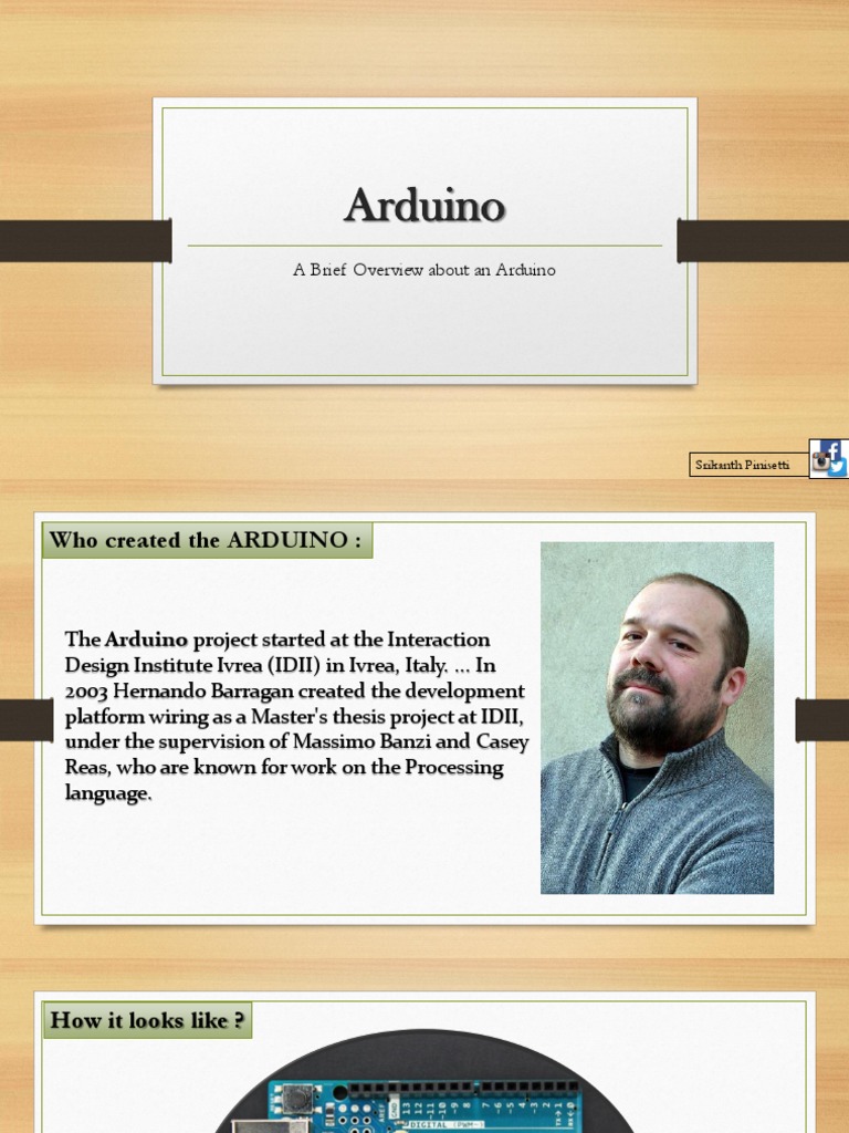 Introduction To An Arduino - Arduino Basics - Arduino Overview | PDF ...
