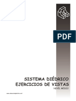 03 Ejercicios de Vistas Sistema Diedrico Nivel Medio PDF