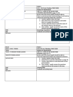 Kelas Masa / Hari / Tarikh Tema Tajuk / Standard Pembelajaran Objektif Pembelajaran